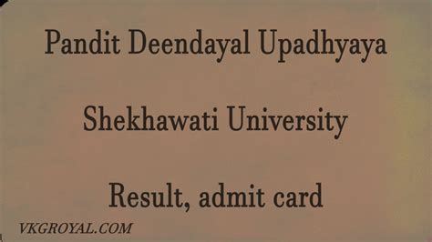 pdusu result 2017|PANDIT DEENDAYAL UPADHYAYA PDDUSUNIV .